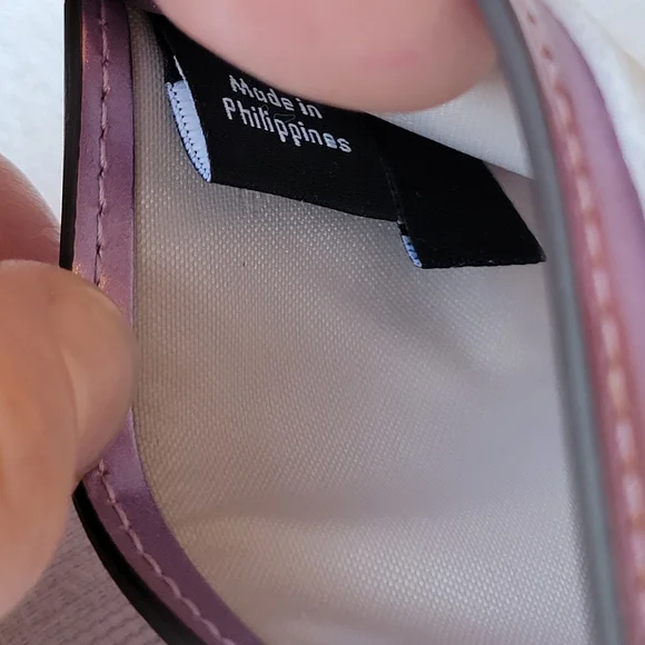 Kate Spade Kenzie Purple Metallic Shoulder Bag & Card Holder - Picture 6 of 9